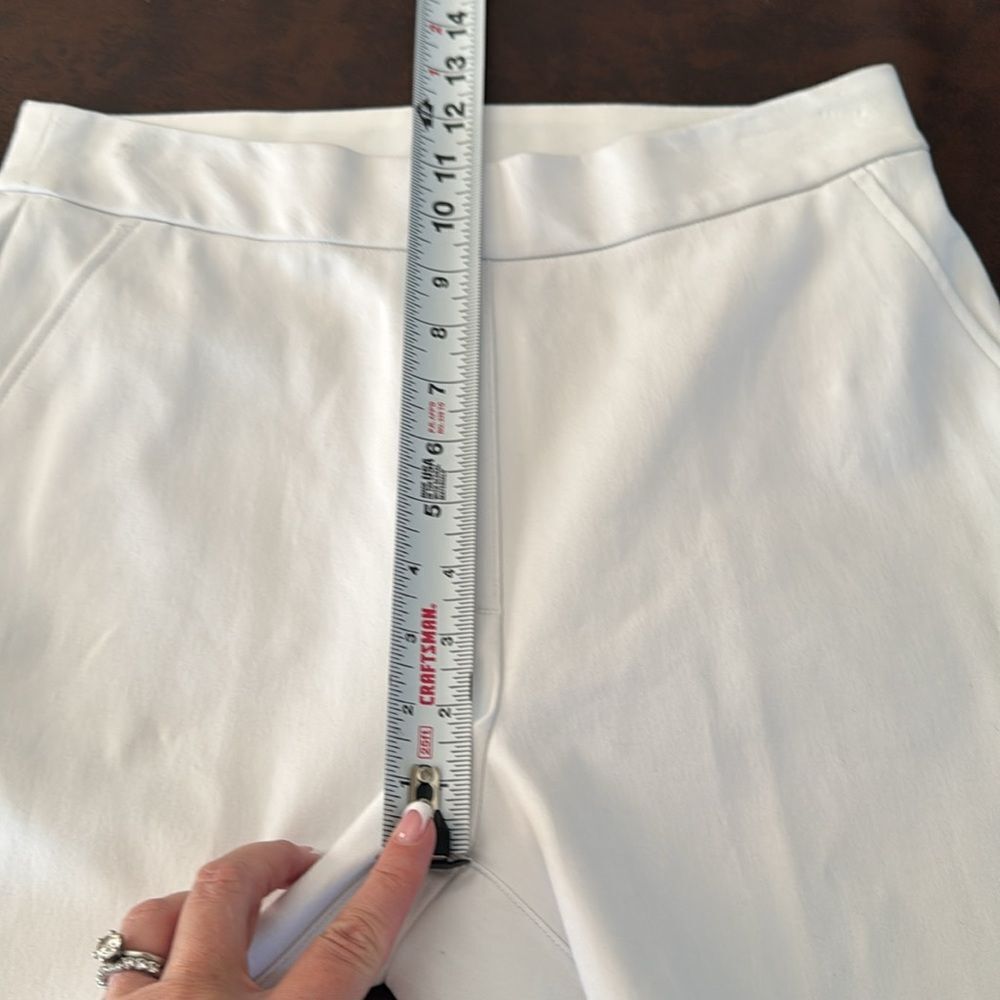 NWOT Spanx On The Go Ankle Slim Straight Pant Ultimate Opacity White 20372R - Picture 14 of 15